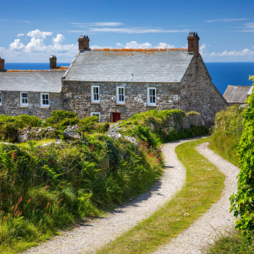 Way to a farmhouse at Cape Cornwall, Penwith Peninsula, Cornwall 500 Jigsaw Puzzle 3D Modell