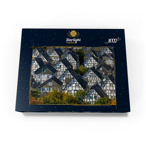 Half-timbered houses in the settlement Alter Flecken 1000 Jigsaw Puzzle box view1
