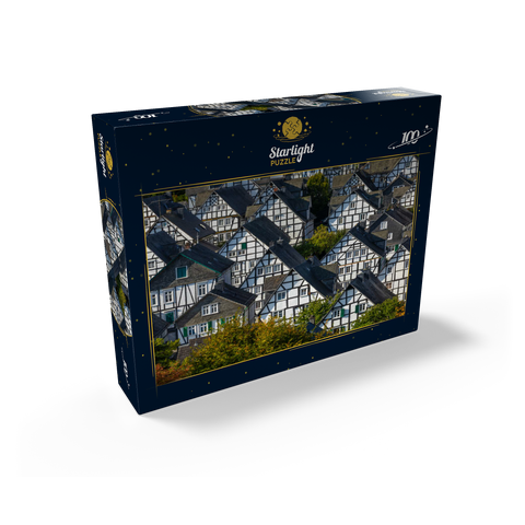 Half-timbered houses in the settlement Alter Flecken 100 Jigsaw Puzzle box view1
