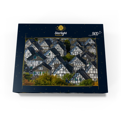 Half-timbered houses in the settlement Alter Flecken 500 Jigsaw Puzzle box view1