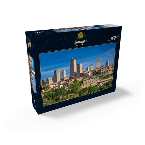 Gender towers of San Gimignano, Province of Siena, Tuscany 100 Jigsaw Puzzle box view1