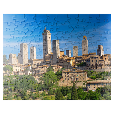 puzzleplate Gender towers of San Gimignano, Province of Siena, Tuscany 100 Jigsaw Puzzle