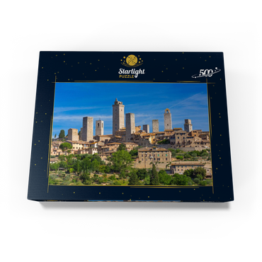 Gender towers of San Gimignano, Province of Siena, Tuscany 500 Jigsaw Puzzle box view1