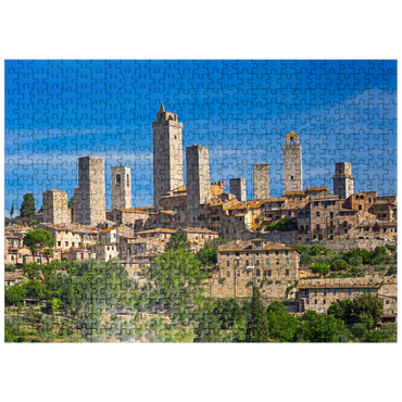 puzzleplate Gender towers of San Gimignano, Province of Siena, Tuscany 500 Jigsaw Puzzle