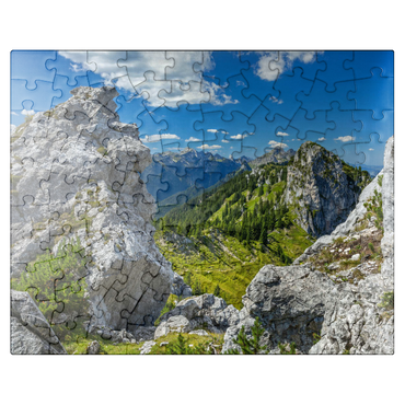 puzzleplate Landscape at Teufelstättkopf (1758m) 100 Jigsaw Puzzle