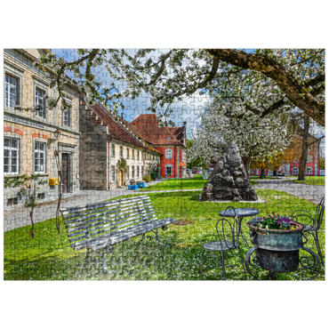 puzzleplate Salem Monastery and Castle 500 Jigsaw Puzzle
