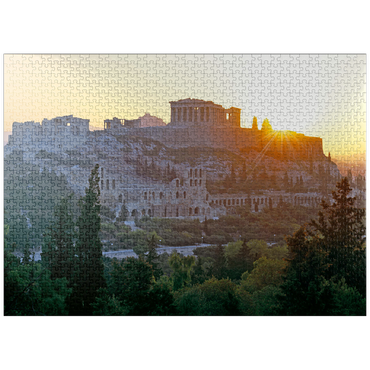 puzzleplate Acropolis in Athens, Greece 1000 Jigsaw Puzzle