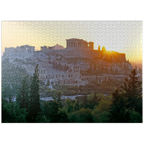 puzzleplate Acropolis in Athens, Greece 1000 Jigsaw Puzzle