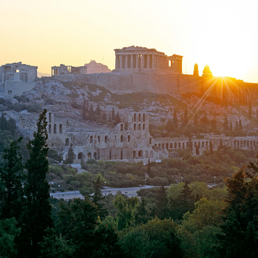 Acropolis in Athens, Greece 1000 Jigsaw Puzzle 3D Modell