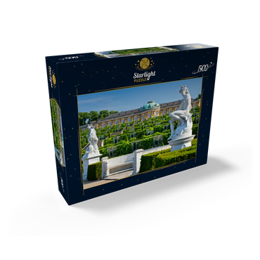French Garden with the Sanssouci Palace and the vineyard terraces in the park 500 Jigsaw Puzzle box view1