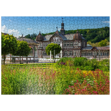 puzzleplate Spa facilities in the brine spa Bad Salzungen, Rhön 500 Jigsaw Puzzle