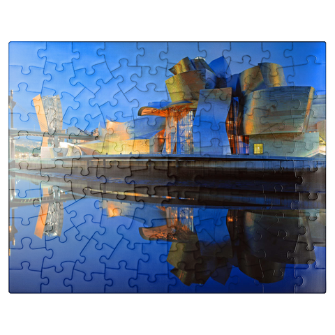 puzzleplate Guggenheim Museum, Museum of Modern and Contemporary Art 100 Jigsaw Puzzle
