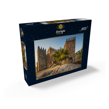 Romanesque fortress in Guimarães in the evening 1000 Jigsaw Puzzle box view1
