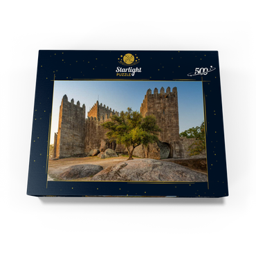 Romanesque fortress in Guimarães in the evening 500 Jigsaw Puzzle box view1