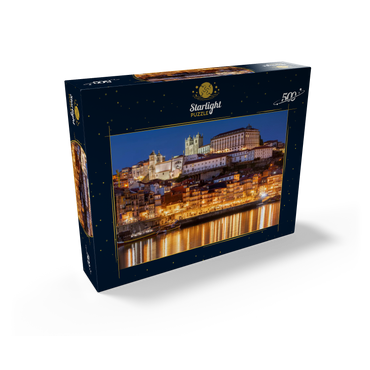 River Douro with view to the old town Ribeira with the cathedral Se of Porto 500 Jigsaw Puzzle box view1
