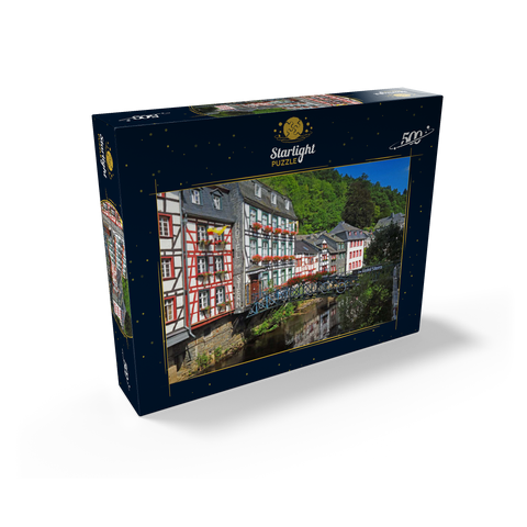 Half-timbered houses on the Rur, Monschau 500 Jigsaw Puzzle box view1