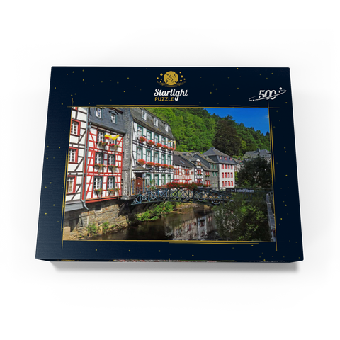 Half-timbered houses on the Rur, Monschau 500 Jigsaw Puzzle box view1