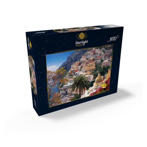 View of Positano beach and town, Sorrento peninsula, Italy 1000 Jigsaw Puzzle box view1
