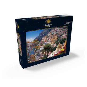 View of Positano beach and town, Sorrento peninsula, Italy 500 Jigsaw Puzzle box view1