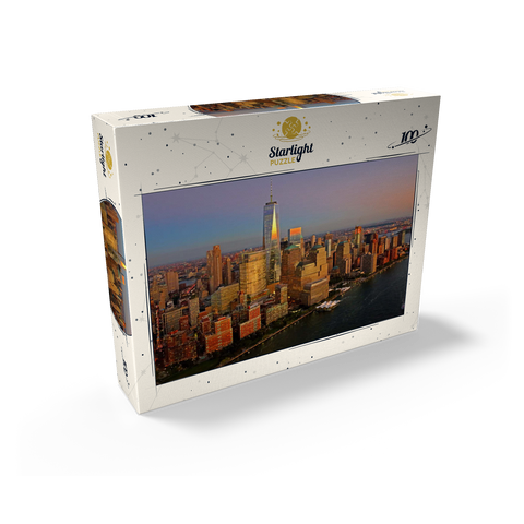 View to One World Trade Center, Manhattan, USA 100 Jigsaw Puzzle box view1