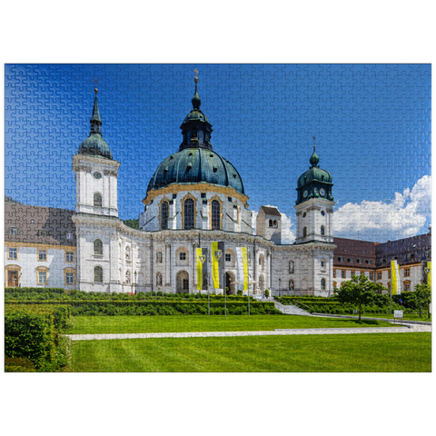 puzzleplate Ettal Monastery in the Ammergau Alps 1000 Jigsaw Puzzle