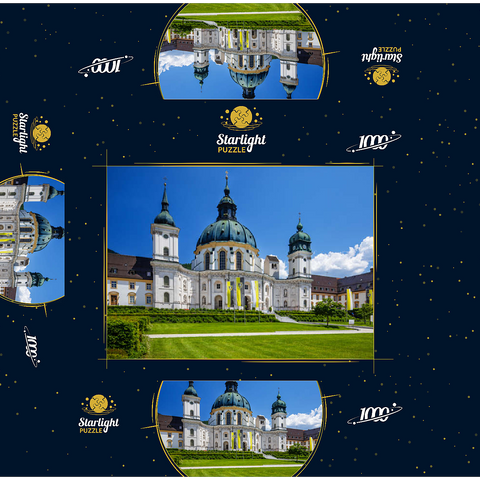 Ettal Monastery in the Ammergau Alps 1000 Jigsaw Puzzle box 3D Modell