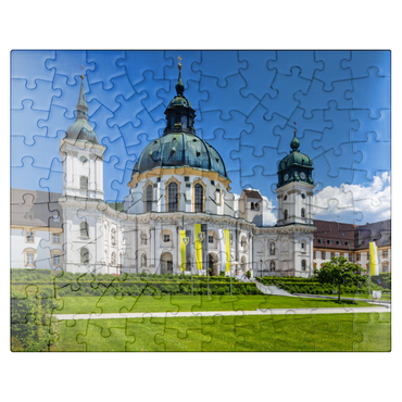 puzzleplate Ettal Monastery in the Ammergau Alps 100 Jigsaw Puzzle