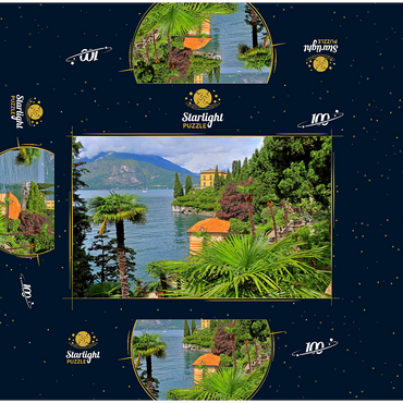 Villa Monastero Botanical Garden, Varenna, Lake Como, Lombardy, Italy 100 Jigsaw Puzzle box 3D Modell
