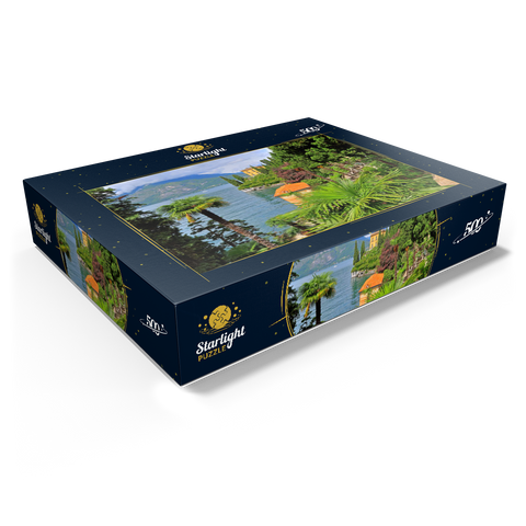 Villa Monastero Botanical Garden, Varenna, Lake Como, Lombardy, Italy 500 Jigsaw Puzzle box view1