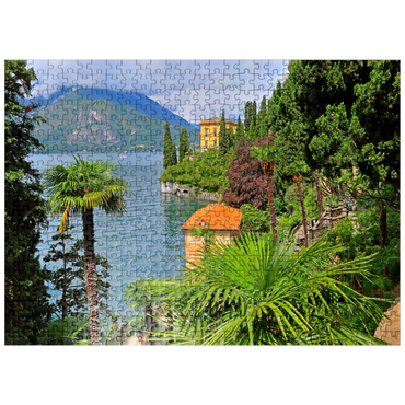 puzzleplate Villa Monastero Botanical Garden, Varenna, Lake Como, Lombardy, Italy 500 Jigsaw Puzzle
