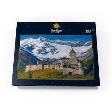 Castle Taufers in Sand in Taufers against Schwarzenstein (3369m) 100 Jigsaw Puzzle box view1