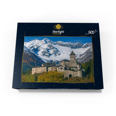 Castle Taufers in Sand in Taufers against Schwarzenstein (3369m) 500 Jigsaw Puzzle box view1