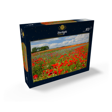 Poppy field near Schwerin 100 Jigsaw Puzzle box view1