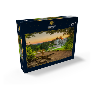 Summer residence Altenstein Castle in Altenstein Park, Wartburg County 100 Jigsaw Puzzle box view1