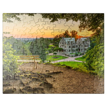 puzzleplate Summer residence Altenstein Castle in Altenstein Park, Wartburg County 100 Jigsaw Puzzle