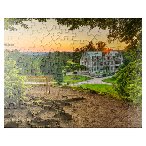 puzzleplate Summer residence Altenstein Castle in Altenstein Park, Wartburg County 100 Jigsaw Puzzle