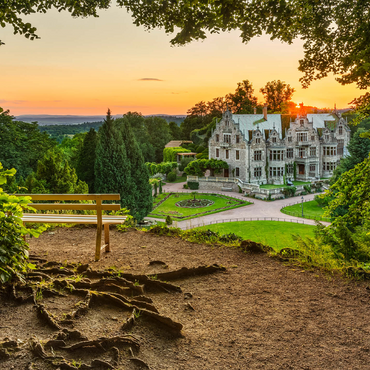 Summer residence Altenstein Castle in Altenstein Park, Wartburg County 500 Jigsaw Puzzle 3D Modell
