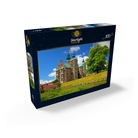 Rosenborg Castle in the Royal Garden, Copenhagen, Zealand, Denmark 100 Jigsaw Puzzle box view1