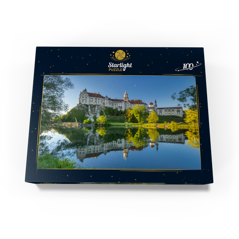 Early morning at Sigmaringen Castle on the Danube River 100 Jigsaw Puzzle box view1