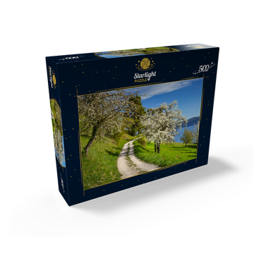 Blossom trail between Ludwigshafen and Sipplingen for the blossoming of trees in springtime 500 Jigsaw Puzzle box view1