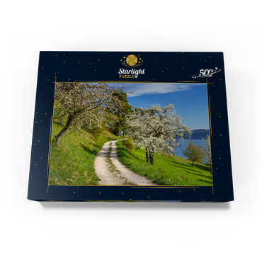 Blossom trail between Ludwigshafen and Sipplingen for the blossoming of trees in springtime 500 Jigsaw Puzzle box view1
