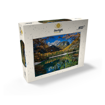 Braies Lake in the Fanes-Sennes-Braies Nature Park, Dolomites 1000 Jigsaw Puzzle box view1