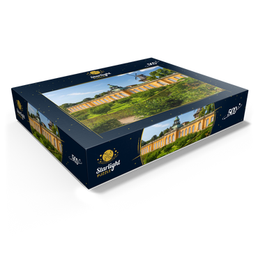 Rococo Palace New Chambers with the Windmill in the Palace Park of Potsdam 500 Jigsaw Puzzle box view1