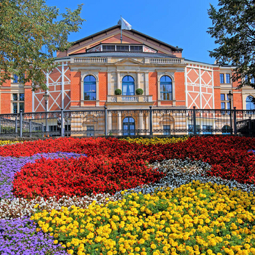 Richard Wagner Festival Theatre in Bayreuth 100 Jigsaw Puzzle 3D Modell