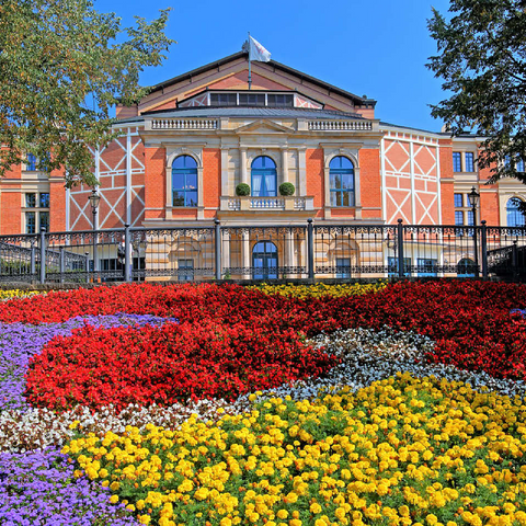 Richard Wagner Festival Theatre in Bayreuth 100 Jigsaw Puzzle 3D Modell