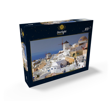 Place with windmills, Oia, Santorini Island, Cyclades, Greece 100 Jigsaw Puzzle box view1
