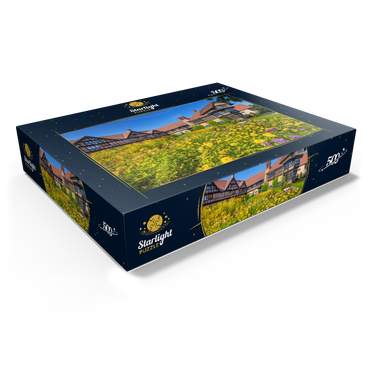 Cecilienhof Palace in the New Garden Landscape Park in English country house style, seat of the Potsdam Conference 500 Jigsaw Puzzle box view1