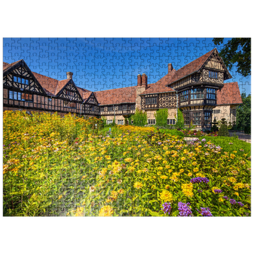 puzzleplate Cecilienhof Palace in the New Garden Landscape Park in English country house style, seat of the Potsdam Conference 500 Jigsaw Puzzle