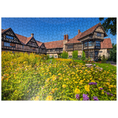 puzzleplate Cecilienhof Palace in the New Garden Landscape Park in English country house style, seat of the Potsdam Conference 500 Jigsaw Puzzle