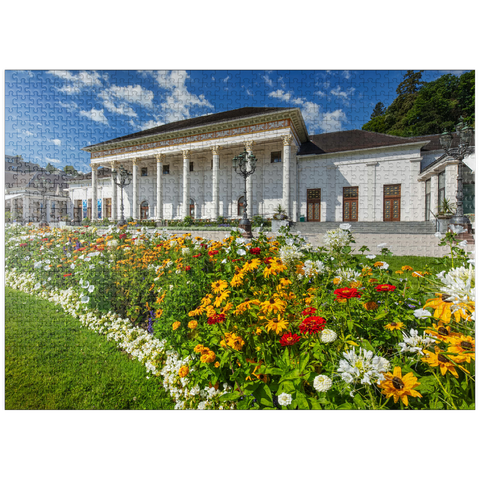 puzzleplate Kurhaus with the casino in Baden-Baden 1000 Jigsaw Puzzle